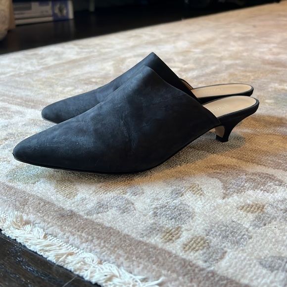 Jenni Kayne Oiled Leather Kitten Heel Mule - Picture 4 of 10
